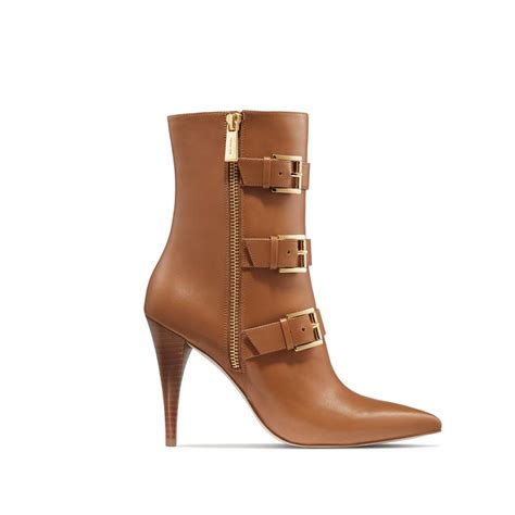 michael kors lori leather mid calf boot|MICHAEL Michael Kors Mid.